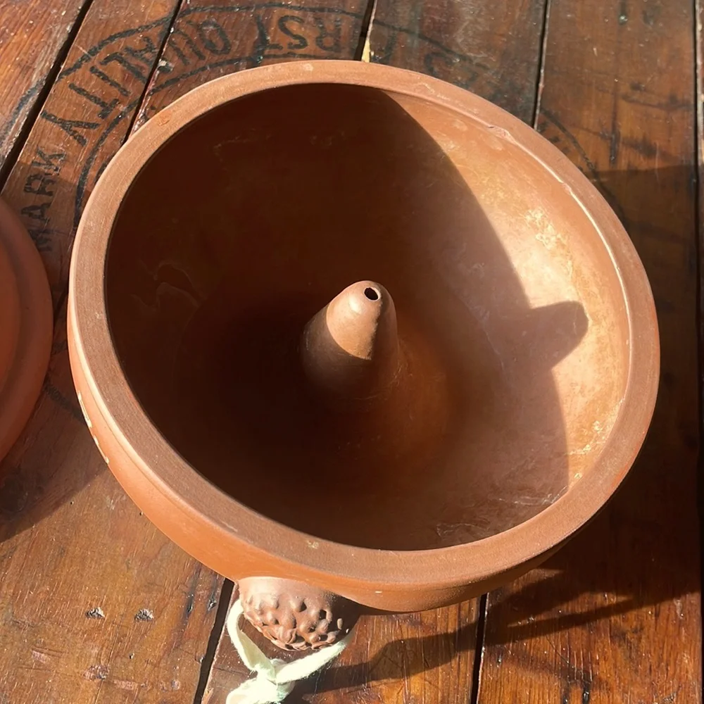 Vintage Chinese Clay Steam‎ Pot